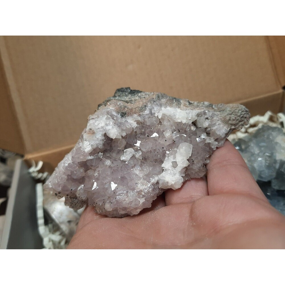 Natural Crystal Geode Rocks Collection Box - Picture 6 of 8